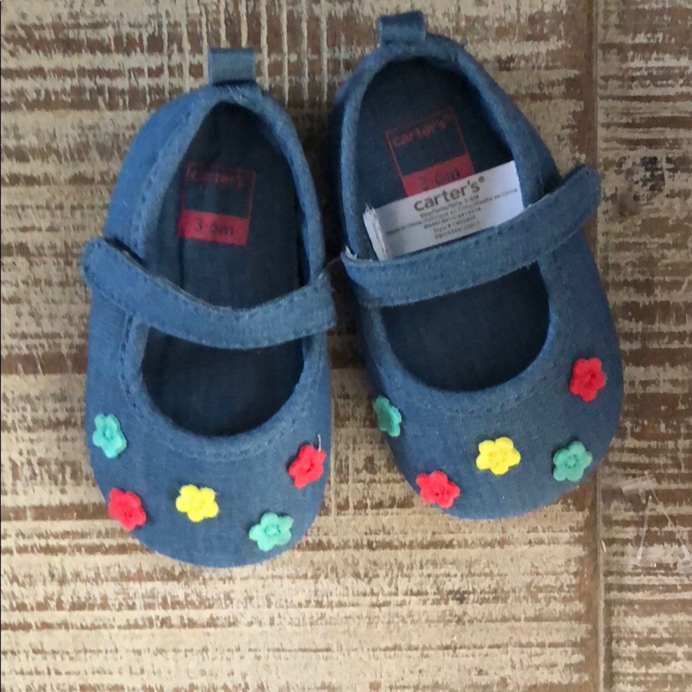 Carters-Denim Mary Jane baby shoes (girls)